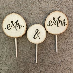 Handmade Wedding Cake Toppers